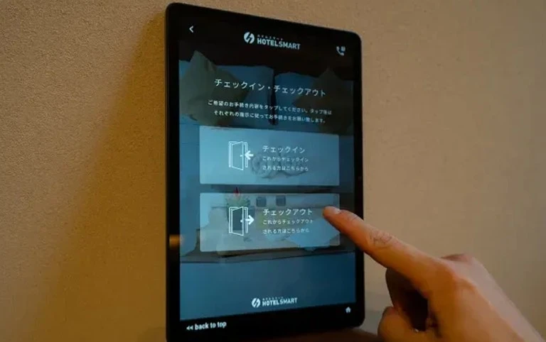 タブレットでのチェックアウト