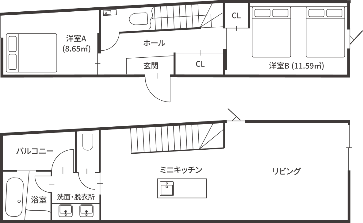 花の間取り